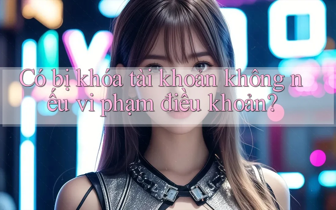 Có bị khóa tài khoản không nếu vi phạm điều khoản?