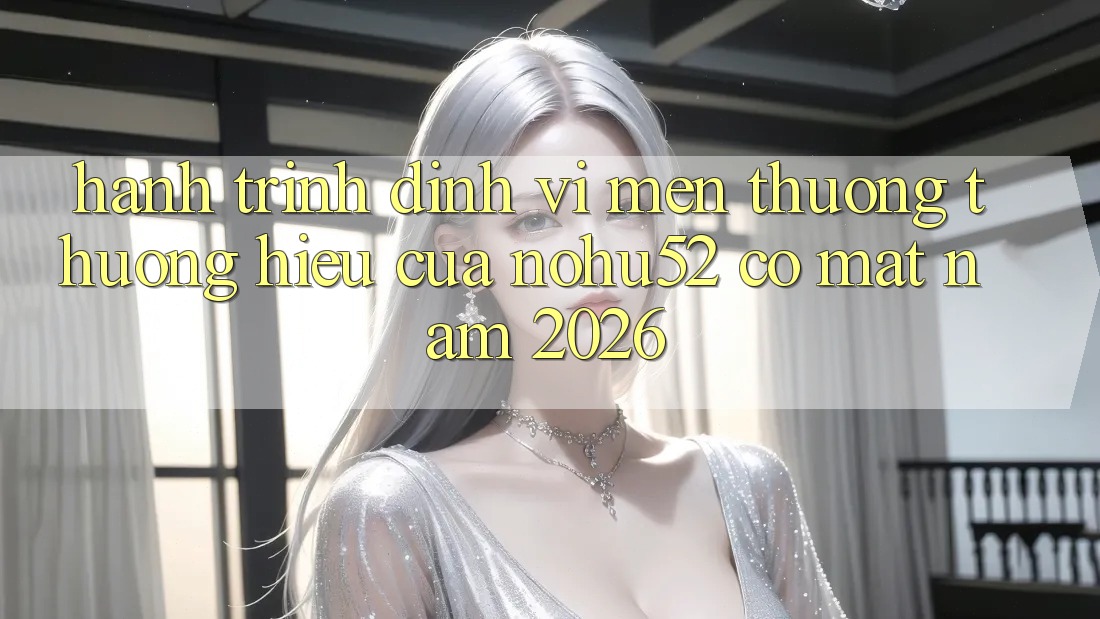 Hành Trình Định Vị Mến thương thương Hiệu Của nohu52 Có mặt Năm 2026 Hành Trình Định Vị Mến thương thương Hiệu Của nohu52 Có mặt Năm 2026