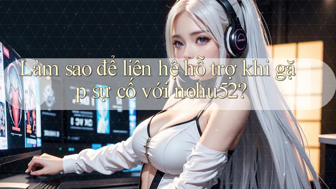 Làm sao để liên hệ hỗ trợ khi gặp sự cố với nohu52?