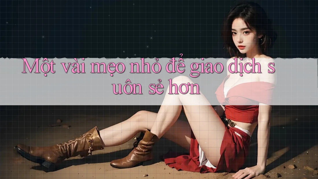 Một Vài Mẹo Nhỏ Để Giao Dịch Suôn Sẻ Hơn Một Vài Mẹo Nhỏ Để Giao Dịch Suôn Sẻ Hơn