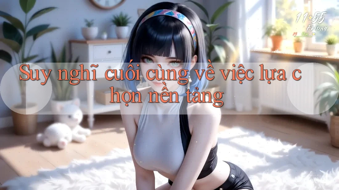 Suy nghĩ cuối cùng về việc lựa chọn nền tảng Suy nghĩ cuối cùng về việc lựa chọn nền tảng