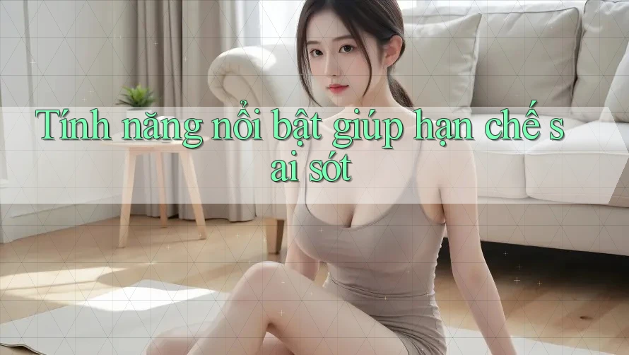 Tính năng nổi bật giúp hạn chế sai sót Tính năng nổi bật giúp hạn chế sai sót