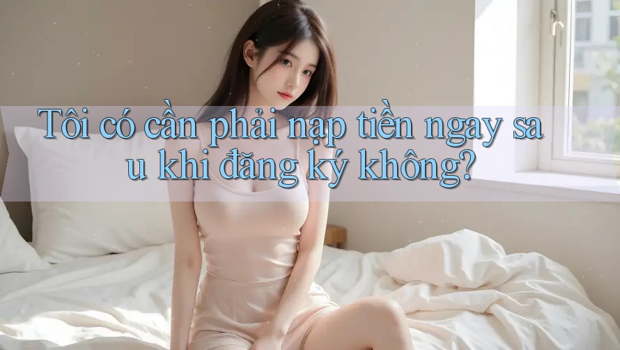 Tôi có cần phải nạp tiền ngay sau khi đăng ký không? Tôi có cần phải nạp tiền ngay sau khi đăng ký không?