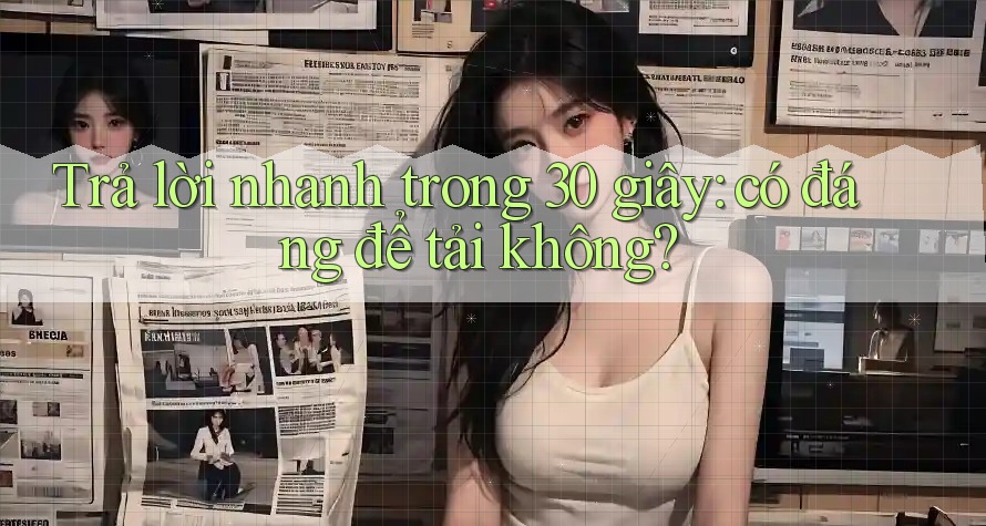 Trả lời nhanh trong 30 giây: có đáng để tải không? Trả lời nhanh trong 30 giây: có đáng để tải không?