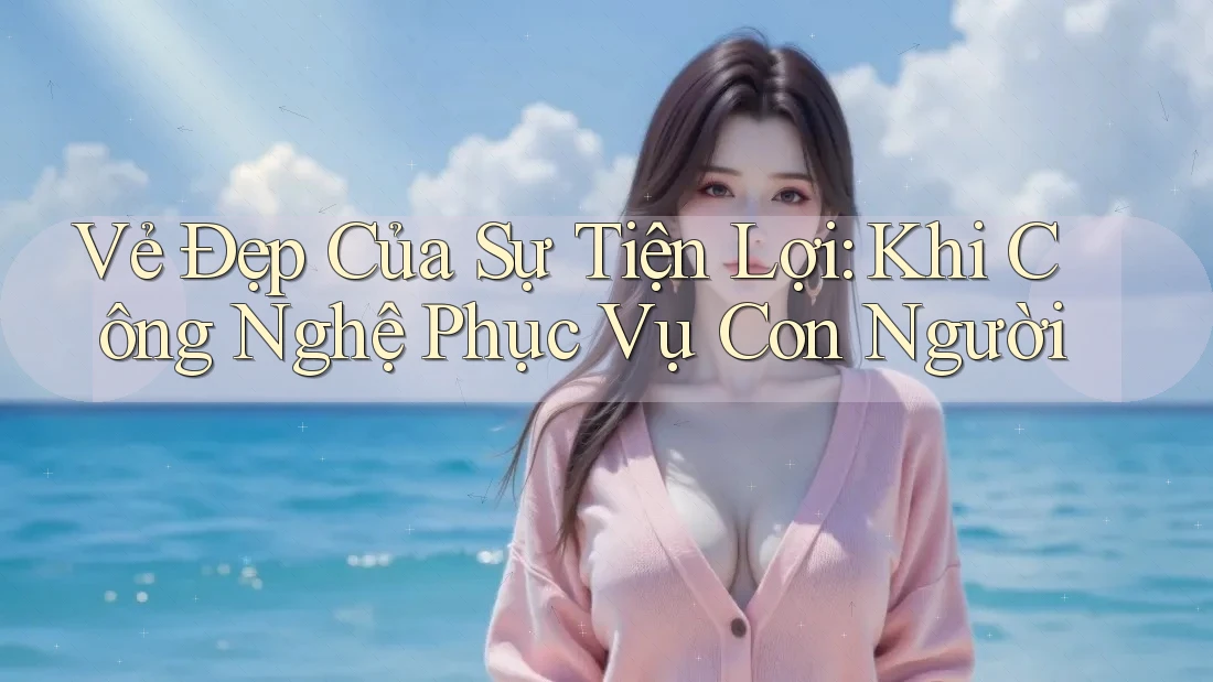 Vẻ Đẹp Của Sự Tiện Lợi: Khi Công Nghệ Phục Vụ Con Người