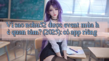 Vì sao nohu52 được event mùa hè quan tâm (2025) có app riêng